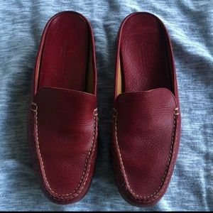 Cole Haan Country Leather Slip ons - Red Leather